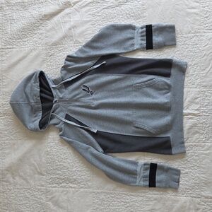 Spurs NBA Gray Sweatshirt Hoodie, Pull Over, M